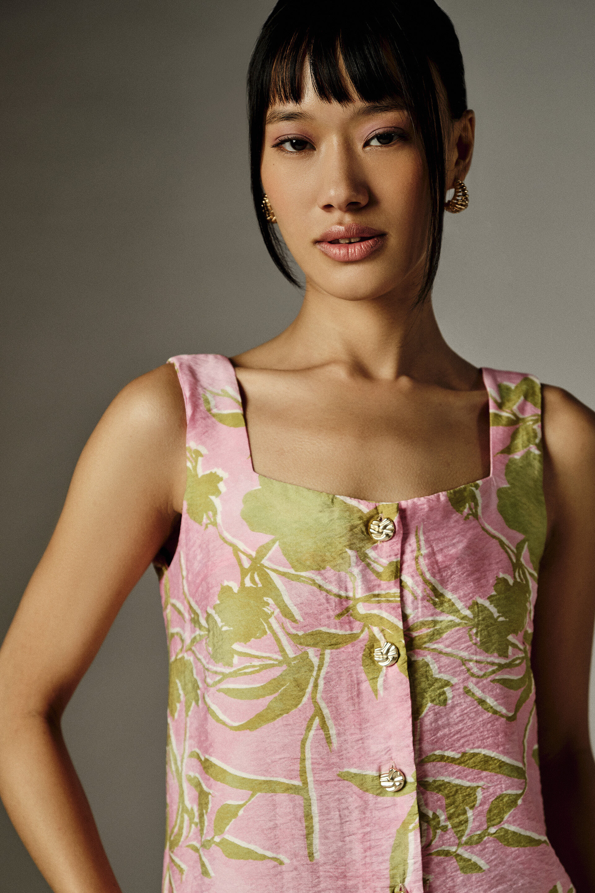 Joelle Short Pink Dress, Pink, image 4